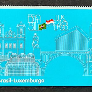 Vinheta do Selo Serie Relacoes Diplomaticas Brasil Luxemburgo 2018