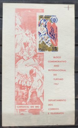 B 24 Bloco Ano Internacional do Turismo 1967 1