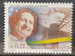 C 2243 Selo Mulheres Aviadoras Aviao 2000 Ada Rogato