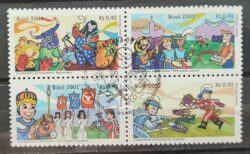 C 2460 Selo Cavalhadinha de Pirinopolis Goias Religiao Bandeira Cavalo 2002 CBC GO