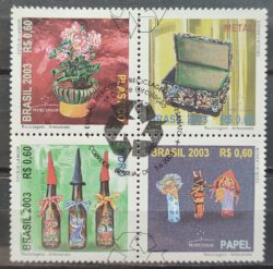 C 2519 Selo Reciclagem Artesanato 2003 CBC DF