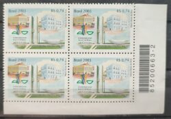 C 2547 Selo Congresso Nacional Brasília Legislativo 2003 Quadra Codigo de Barras