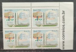 C 2547 Selo Congresso Nacional Brasília Legislativo 2003 Quadra Vinheta Site