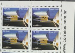 C 2608 Selo Museu Oscar Niemeyer 2005 Vinheta Site