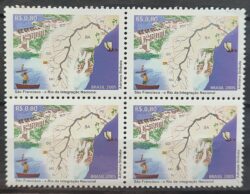 C 2629 Selo Rio Sao Francisco Mapa Canoa 2005 Quadra