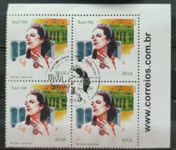 C 2648 Selo Bidu Sayao Musica Lirica 2006 Quadra CBC RJ Vinheta Site