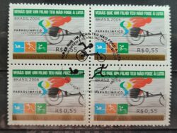 C 2651 Selo Atletas Paraolimpicos Paralimpiadas 2006 Quadra CBC RN