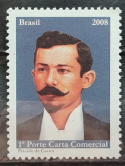 C 2745 Selo Herois Nacionais Placido de Castro Acre Militar 2008