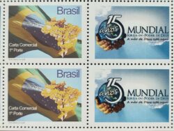 C 2853 Selo Personalizado Ipe Bandeira Mundial Igreja Religiao 2009 Quadra