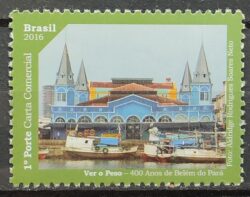 C 3574 Selo Maravilhas de Belem do Para Ver o Peso Navio 2016