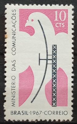C 571 Selo Criacao do Ministerio das Comunicacoes Comunicacao Governo 1967 3