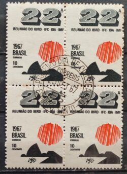 C 579 Selo Reuniao do IBRD IFC IDA IMF 1967 Quadra CPD ES