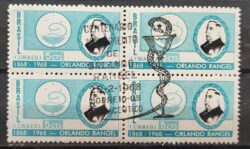 C 589 Selo Centenario Orlando Rangel Farmacia Medicina Saude 1968 Quadra CBC Guanabara