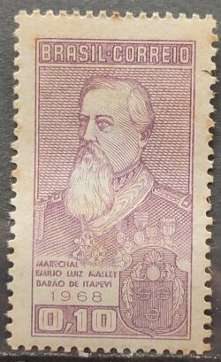 C 604 Selo Marechal Emilio Luiz Mallet Barao de Itapevi Militar 1968 MH
