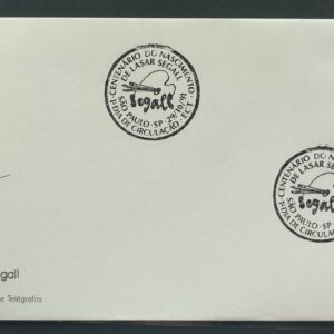 Envelope FDC 546 1991 Lasar Segall Arte CBC SP