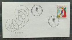 Envelope FDC 549 1991 Natal Religiao CBC DF 02