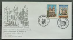 Envelope FDC 553 1992 Arquitetura Religiosa Igreja Religiao CBC RJ 01