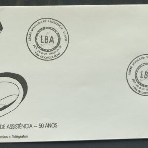 Envelope FDC 575 1992 Legiao Brasileira de Assistencia Economia Militar Previdencia CBC DF