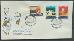 Envelope FDC 577 1992 Dia do Livro Escritores Literatura CBC AL