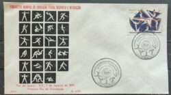 Envelope PVT FIL 001 1991 Congresso Mundial de Educacao Fisica CBC PR