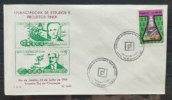 Envelope PVT FIL 018 1992 FINEP Ciencia Trem Carro CBC RJ