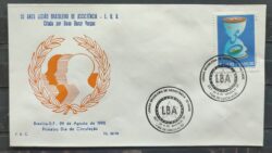 Envelope PVT FIL 022 1992 Legiao Brasileira de Assistencia Economia Militar Previdencia CBC DF