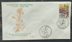 Envelope PVT FIL 04B 1991 Carnaval Musica Festa CBC RJ