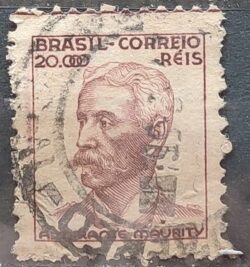 Selo Regular Cod RHM 397 Netinha Almirante Maurity Militar 20000 Reis Filigrana O 1942 Circulado 7