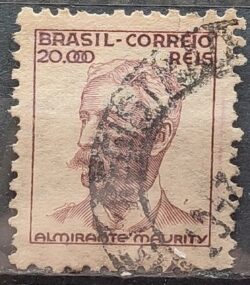 Selo Regular Cod RHM 397 Netinha Almirante Maurity Militar 20000 Reis Filigrana O 1942 Circulado 9