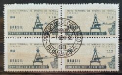 C 546 Selo Terminal de Minerio de Tubarao Economia 1966 Quadra CPD GB
