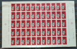 C 624 Selo Centenario Jornalista Francisco Vieira Caldas Jr 1968 Folha