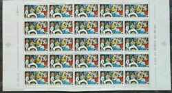 C 663 Selo Carnaval Carioca Festa Musica 1969 Folha