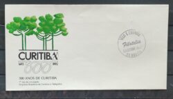 Envelope FDC 584 1993 Curitiba
