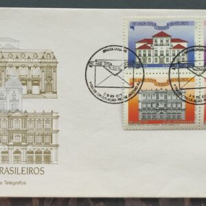Envelope FDC 593 1993 Agencias de Correios Servico Postal CBC RJ