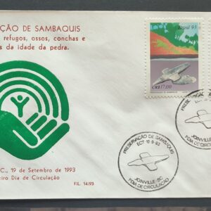 Envelope PVT FIL 014 1993 Preservacao dos Sambaquis CBC SC