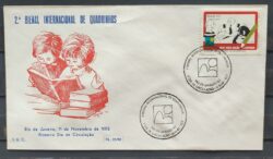 Envelope PVT FIL 021 1993 Bienal de Quadrinhos Literatura CBC RJ