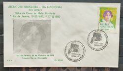 Envelope PVT FIL 19C 1993 Gilka Machado Literatura Mulher CBC RJ