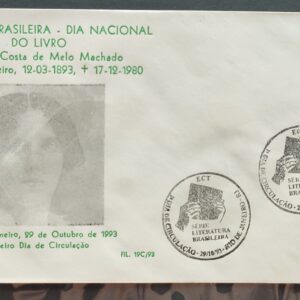 Envelope PVT FIL 19C 1993 Gilka Machado Literatura Mulher CBC RJ