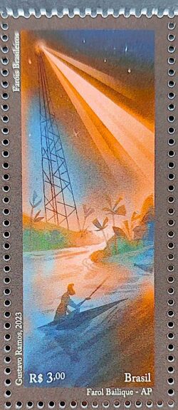 C 4096 Selo Farois Brasileiros Farol Arquitetura Navio Navegacao 2023 AP