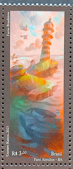 C 4099 Selo Farois Brasileiros Farol Arquitetura Navio Navegacao 2023 BA