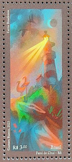 C 4100 Selo Farois Brasileiros Farol Arquitetura Navio Navegacao 2023 RS