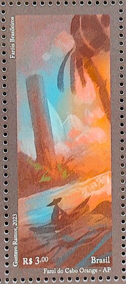 C 4103 Selo Farois Brasileiros Farol Arquitetura Navio Navegacao 2023 AP