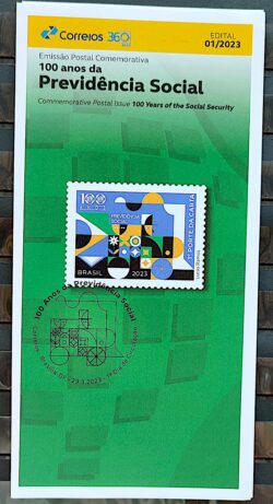 Edital 2023 01 Previdencia Social Economia Trem Bandeira Trabalho Sem Selo