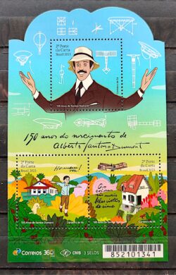 B 233 Bloco 150 Anos de Santos Dumont Aviao Chapeu Balao 2023