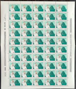 C 1148 Selo Papa Joao Paulo II Religiao Igreja 1980 Folha RJ