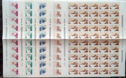 C 1148 Selo Papa Joao Paulo II Religiao Igreja 1980 Folha Serie Completa