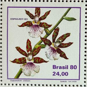 C 1164 Selo Orquidea ESPAMER Flora 1980