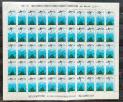 C 1467 Selo Salvamento Maritimo Seguranca Saude Navio Helicoptero 1985 Folha