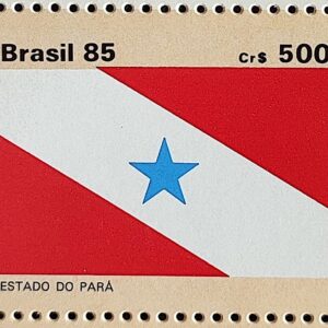 C 1497 Selo Bandeira Estados do Brasil Para Belem 1985