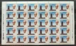 C 1992 Selo Centenario de Israel Pinheiro Brasilia 1996 Folha